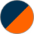 Azul Escuro-Laranja