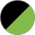 Preto-Verde Claro