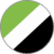 Verde Claro-Branco-Preto